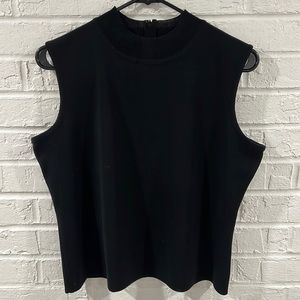 Ming Wang Black Tank Top Size Petite L